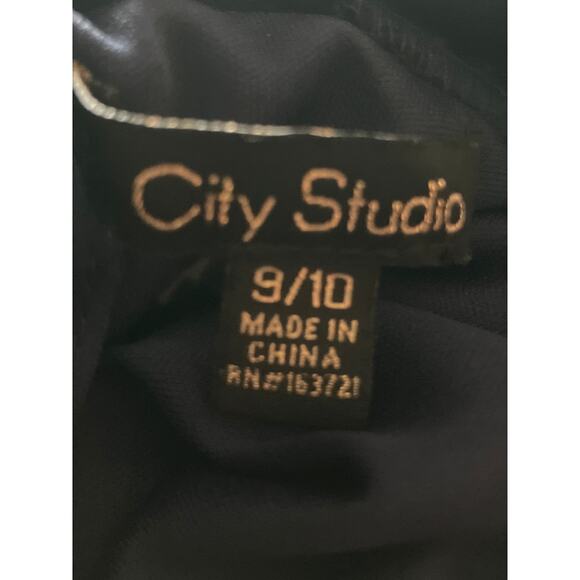 NWT City Studio Lace Tulle Tiered Mini Party Dress Size 9/10 Fairy Whimsygoth - Picture 6 of 8